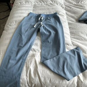 Figs Livingston Graphite Blue Scrub Pants
